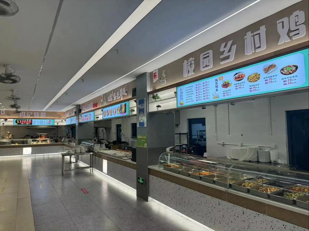 二食堂部分图(懒得走了,哈哈哈) 学校食堂,是我们的避风港
